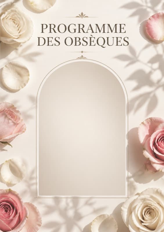 Template Floral rose — Photographique