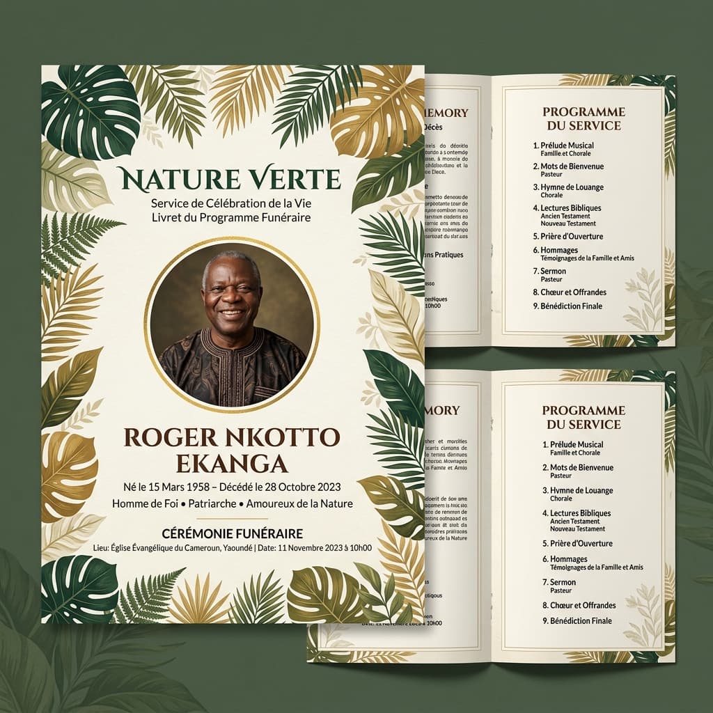 Template Nature Verte